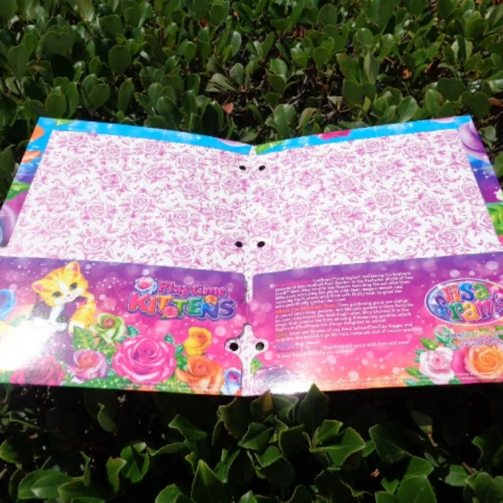 Lisa Frank Cat Folder